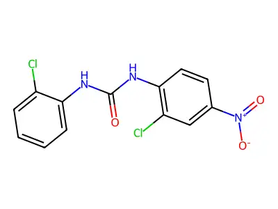 N-(2-Chloro-4-nitrophenyl)-N'-(2-chlorophenyl)urea structure