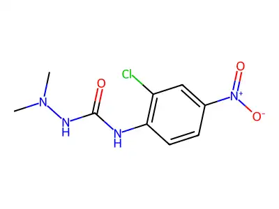 1-(2-Chloro-4-nitrophenyl)-3-(dimethylamino)urea structure