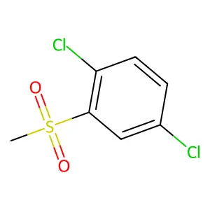 Benzene, 1,4-dichloro-2-(methylsulfonyl)- structure