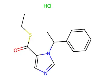 5-Methylthio-2,4,2',4'-tetrachlorobiphenyl structure