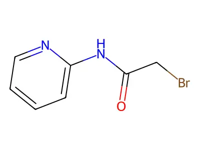 2-bromo-N-pyridin-2-yl-acetamide structure