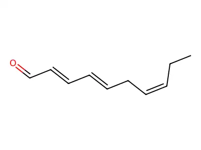 Deca-2,4,7-trienal structure