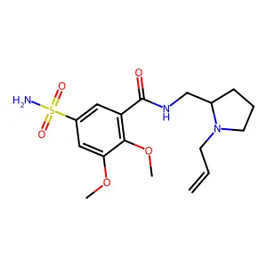 Veralipride structure