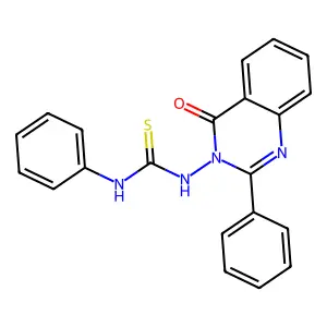 1-(4-Oxo-2-phenylquinazolin-3-yl)-3-phenylthiourea structure