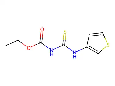 ethyl N-(thiophen-3-ylthiocarbamoyl)carbamate structure