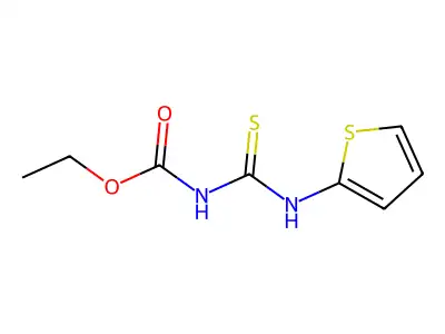 ethyl N-(thiophen-2-ylcarbamothioyl)carbamate structure