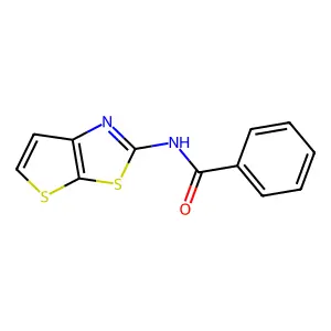 N-Thieno(3,2-d)(1,3)thiazol-2-ylbenzamide structure