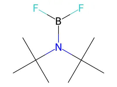 Boranamine, N,N-bis(1,1-dimethylethyl)-1,1-difluoro- structure