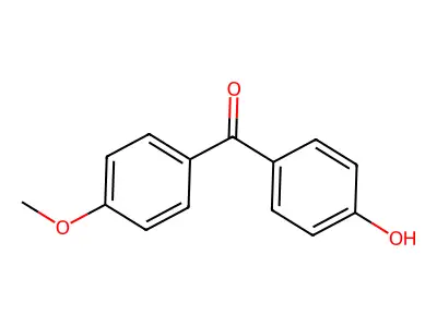 Methanone, (4-hydroxyphenyl)(4-methoxyphenyl)- structure