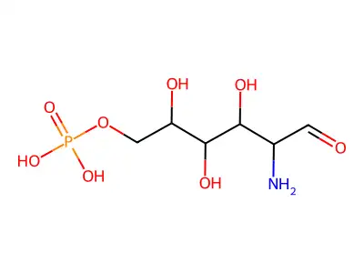 Galactose-2-amino-6-phosphate structure