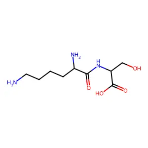 L-Lysyl-L-serine structure