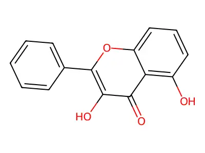 3,5-二羟基黄酮 structure