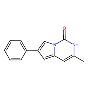 3-methyl-6-phenyl-2H-pyrrolo[1,2-c]pyrimidin-1-one structure