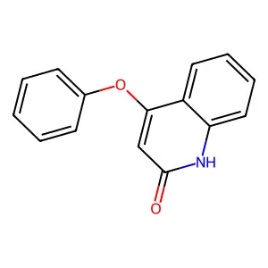 4-Phenoxy-2-quinolinol structure