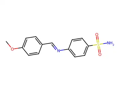N-(4-Methoxybenzylidene)-4-sulfamoylaniline structure