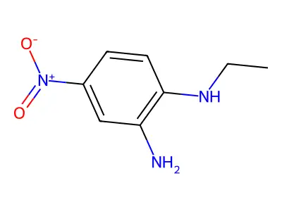 N1-Ethyl-4-nitro-1,2-phenylenediamine structure