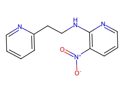 3-Nitro-N-(2-(pyridin-2-yl)ethyl)pyridin-2-amine structure