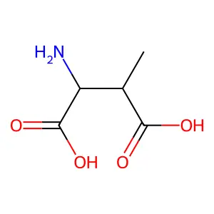 3-甲基-DL-天冬氨酸 structure