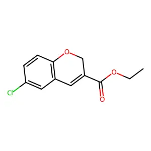 ethyl 6-chloro-2H-chromene-3-carboxylate structure