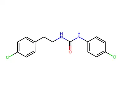 N-(4-chlorophenethyl)-N'-(4-chlorophenyl)urea structure