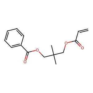 2-Propenoic acid, 3-(benzoyloxy)-2,2-dimethylpropyl ester structure