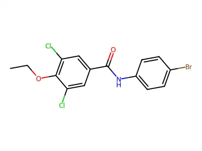 N-(4-bromophenyl)-3,5-dichloro-4-ethoxybenzamide structure