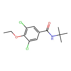 N-(叔丁基)-3,5-二氯-4-乙氧基苯甲酰胺 structure