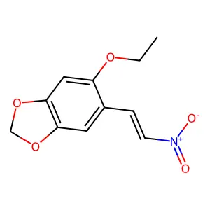 5-ethoxy-6-[(E)-2-nitroethenyl]-1,3-benzodioxole structure