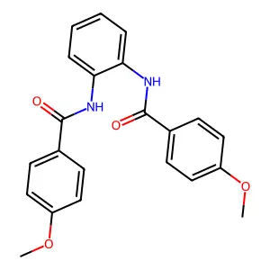 4-methoxy-N-[2-[(4-methoxybenzoyl)amino]phenyl]benzamide structure