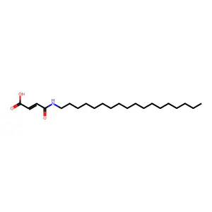 4-羟基-4-(十八烷基亚氨基)丁-2-烯酸 structure
