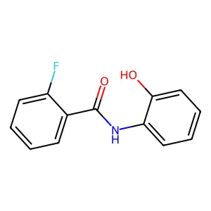 2-氟-N-(2-羟基苯基)苯甲酰胺 structure
