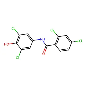 2,4-dichloro-N-(3,5-dichloro-4-hydroxyphenyl)benzamide structure