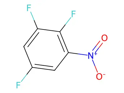 1,2,5-Trifluoro-3-nitrobenzene structure