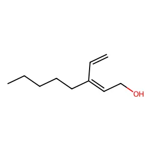 2-aOcten-a1-aol, 3-aethenyl- structure