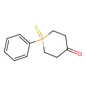 1-Phenyl-1-thioxo-phosphinan-4-one structure