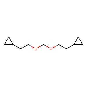 1,1'-[Methylenebis(oxyethane-2,1-diyl)]dicyclopropane structure