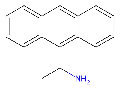 1-(9-Anthryl)ethanamine structure