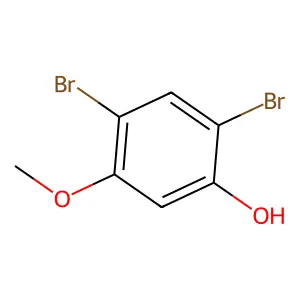 2,4-Dibromo-5-methoxyphenol structure