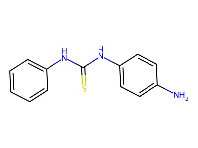 [(4-Aminophenyl)amino](phenylamino)methane-1-thione structure