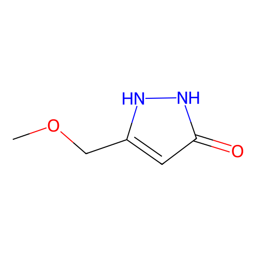 5-Hydroxy-3-methoxymethylpyrazol structure