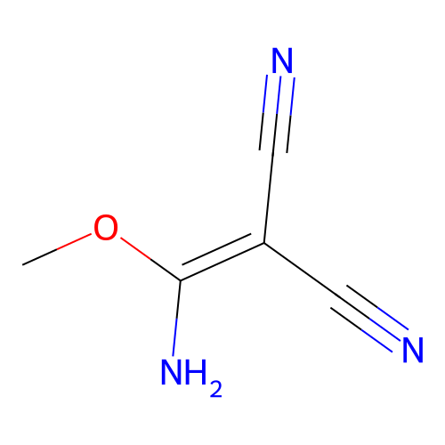 2-[Amino(methoxy)methylidene]propanedinitrile structure