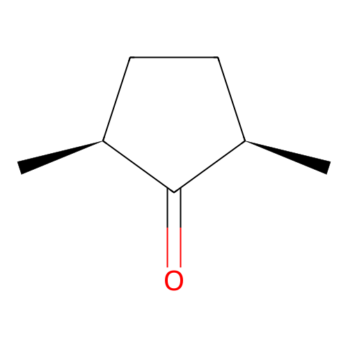 cis-2,5-Dimethylcyclopentanone structure