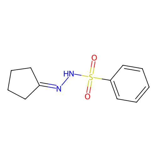 N'-cyclopentylidenebenzenesulfonohydrazide structure