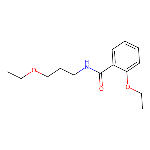 2-ethoxy-N-(3-ethoxypropyl)benzamide structure