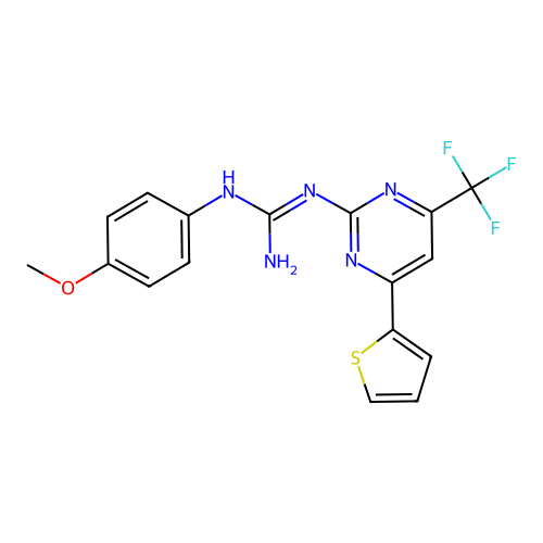 C17H14F3N5OS structure