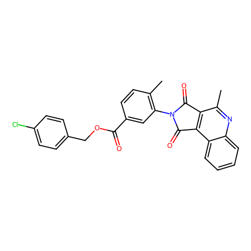 C27H19ClN2O4 structure