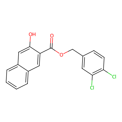 3,4-Dichlorobenzyl 3-hydroxy-2-naphthoate structure