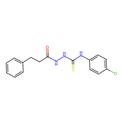 1-(4-Chlorophenyl)-3-(3-phenylpropanoylamino)thiourea structure
