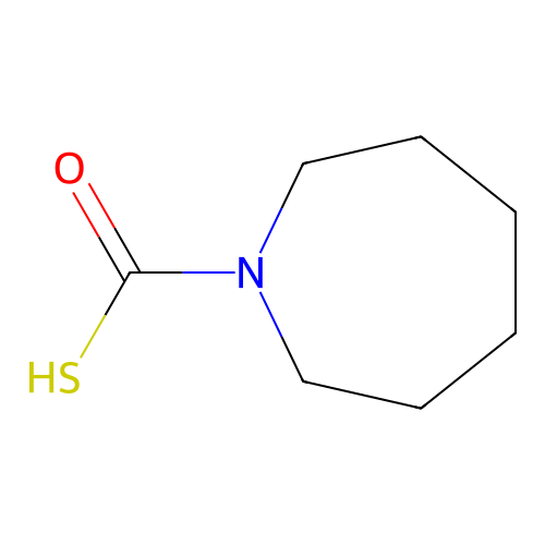 1H-Azepine-1-carbothioic acid, hexahydro- structure