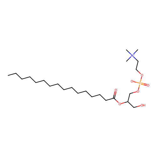 Phosphatidylcholine lyso 16:0 structure